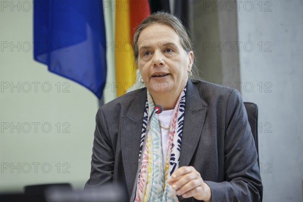 Federal Returning Officer Ruth Brand opens the public meeting of the Federal Electoral Committee Berlin, 03.07.2024
