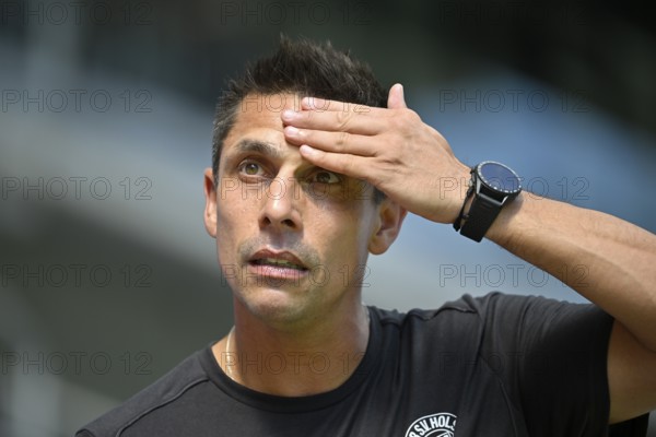 Coach Marcel Rapp Holstein Kiel KSV, Portrait, Gesture, Gesture, PreZero Arena, Sinsheim, Baden-Württemberg, Germany, Europe
