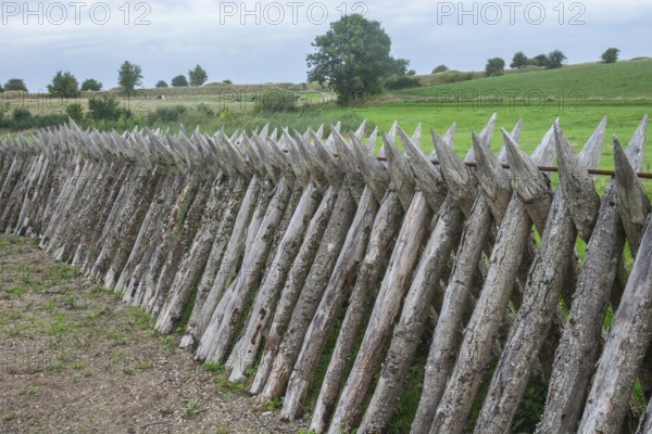 Dybbøl Banker entrenchment, memory from the war with Germany 1864, Dybbol, Sonderborg, Als, South Jutland, Jutland, Denmark, Scandinavia, Europe