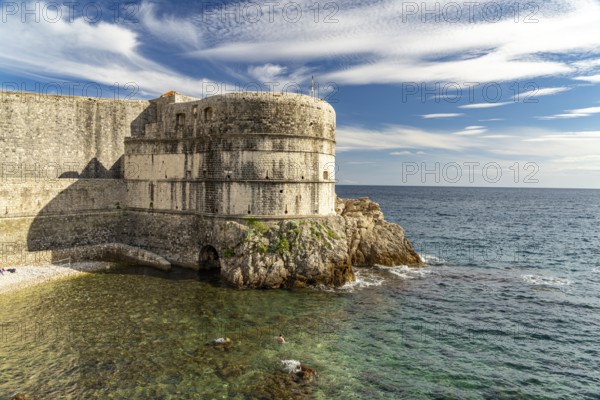 The Bokar Fortress in Dubrovnik, Croatia, Europe