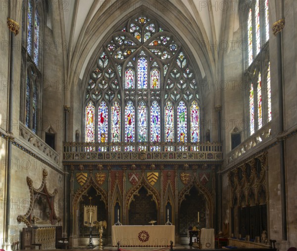 The Lady Chapel inside Bristol cathedral church, Bristol, England, UK