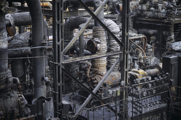 Annalena Bärbock (Alliance 90/The Greens), Federal Foreign Minister, visits a power plant destroyed in a missile attack. Ukraine, 21.05.2024. Photographed on behalf of the Federal Foreign Office