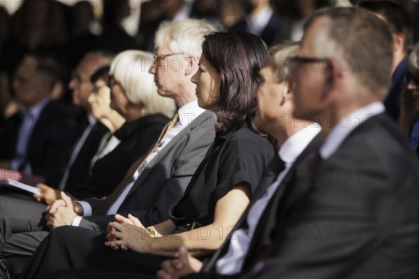 Annalena Bärbock (Bündnis 90/Die Grünen), Federal Foreign Minister, pictured at a commemorative event to mark the anniversary of the German invasion of Poland in Berlin, 1 September 2024