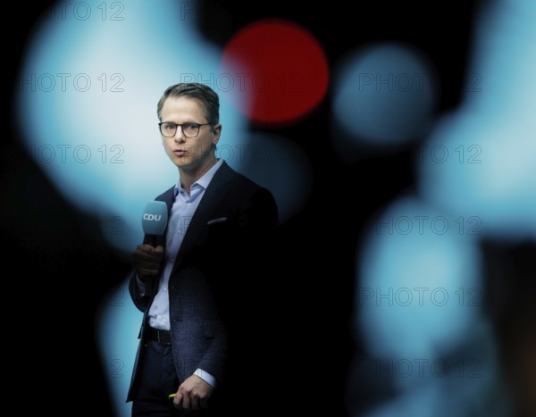 Press conference with Dr Carsten Linnemann, Secretary General of the CDU. Berlin, 19.04.2024