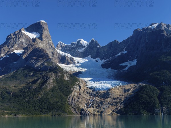 Drive through the Bay of Last Hope to the Balmaceda Glacier, Puerto Natales, Patagonia, Chile, South America