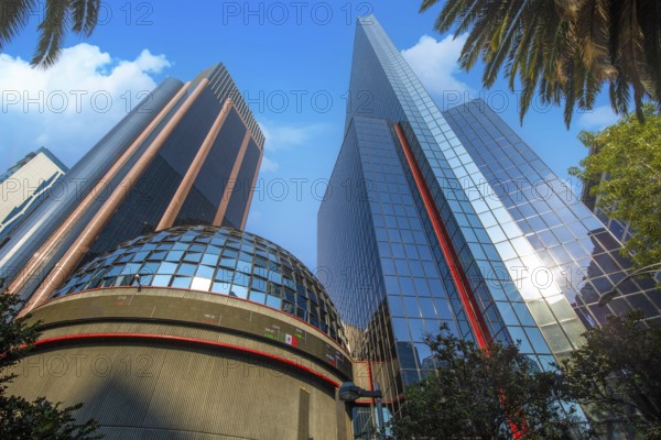 Mexico City stock exchange in Mexico located in financial center of Paseo de la Reforma