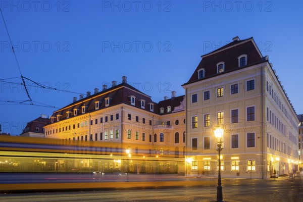 The Taschenbergpalais was built from 1705 as a baroque aristocratic palace in Dresden. After its partial destruction in 1945, it was reconstructed from 1992 as the luxury hotel Taschenbergpalais Kempinski Dresden and opened in 1995. After extensive renovation, the Hotel Taschenbergpalais Kempinski Dresden reopened in 2024, Dresden, Saxony, Germany, Europe