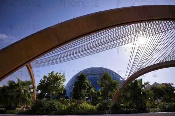 Monorail, Nakheel Mall Station, Palm Jumeirah, Dubai, United Arab Emirates, VAR, Asia