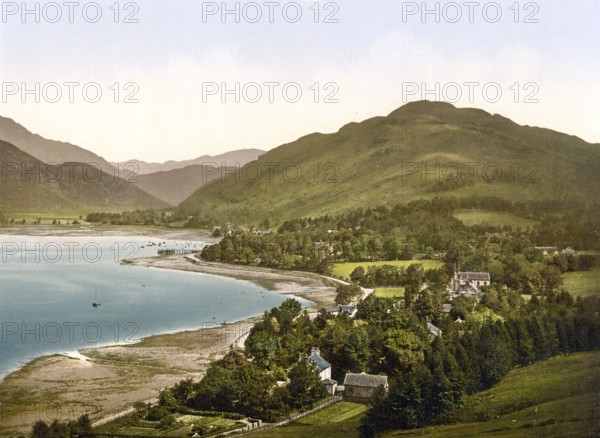 From the South, Arrochar, Scotland, Historic, digitally restored reproduction from a 19th century original, Record date not stated