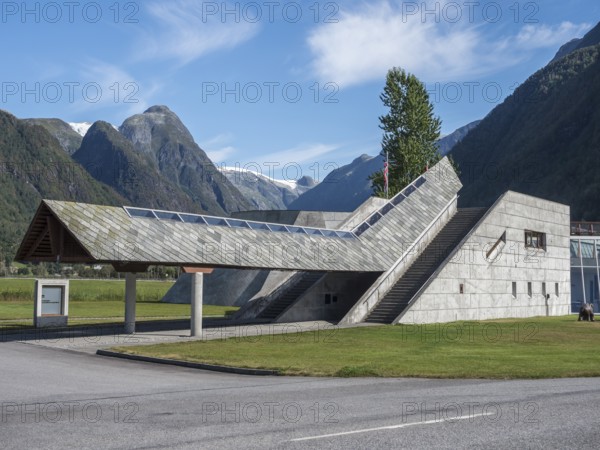 Glacier museum in Fjaerland at the Sognefjord, Norway, Europe