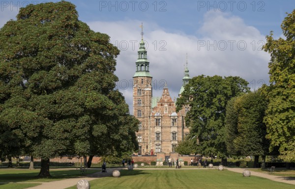 Rosenborg Palace, Royal Palace and Museum from the 17th century, Kongens Have Park, Copenhagen, Denmark, Europe