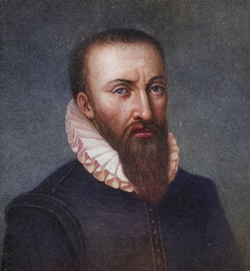 Ambroise Pare, 1510-1590, French physician. Photo etching from a painting, Historic, digitally restored reproduction from a 19th century original, Record date not stated
