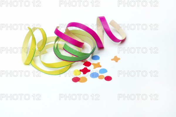 Confetti and streamers