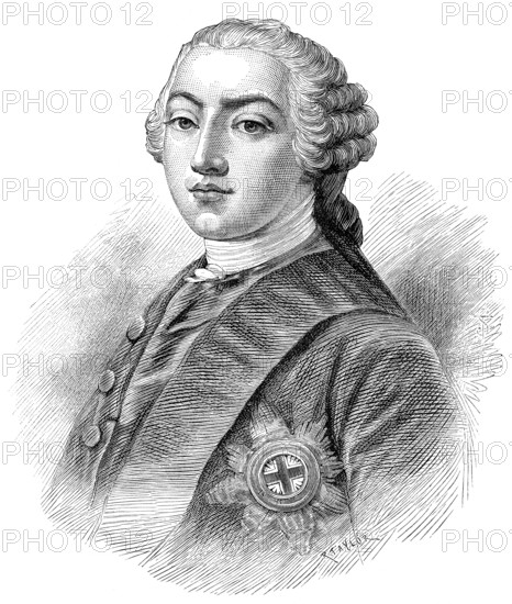 George III or George William Frederick, 1738 - 1820, King of Great Britain and King of Ireland, Georg III. Wilhelm Friedrich