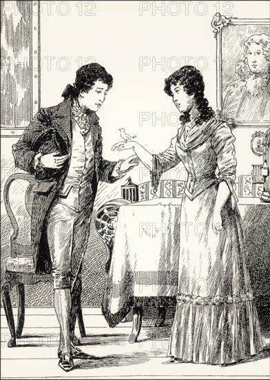 Charlotte and Werther, The Sorrows of Young Werter, a novel by Johann Wolfgang von Goethe