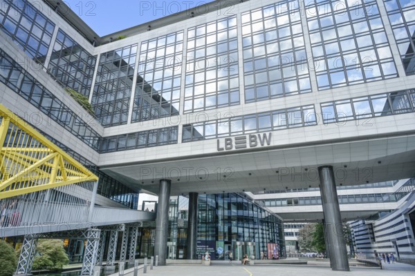 Landesbank Baden-Württemberg, inner courtyard, Am Hbf, Stuttgart, Baden-Württemberg, Germany, Europe