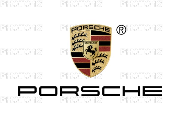 Company logo, corporate logo, logo, CI, corporate identity, illustration, graphic, company, enterprise, Porsche, German sports car manufacturer, Stuttgart-Zuffenhausen, Germany, Europe
