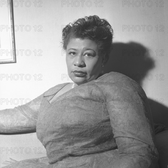 Ella Fitzgerald. 1917-1996. One of the most famous singers in jazz and popular music during the 20th century. Pictured when performing in Stockholm april 3 1952 Conard Ref 1980