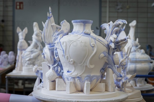 Meissen is the oldest porcelain manufactory in Europe and has stood for unique craftsmanship since its foundation in 1710. Kiln hall with blanks
