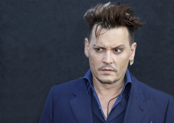 Johnny Depp at the Los Angeles premiere of 'Alice Through The Looking Glass' held at the El Capitan Theater in Hollywood, USA on May 23, 2016