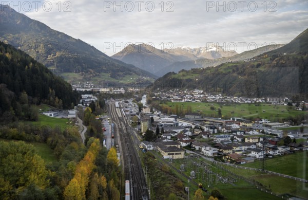 View of Landeck in Tyrol, Austria, Europe