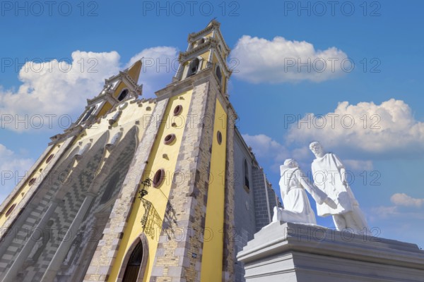 Immaculate Conception catholic Cathedral in Mazatlan historic colonial city center near Malecon and hotel zone