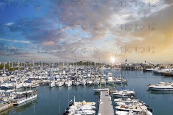 France, French Riviera and Cote D Azur, scenic streets of the old historic Antibes city center, Europe