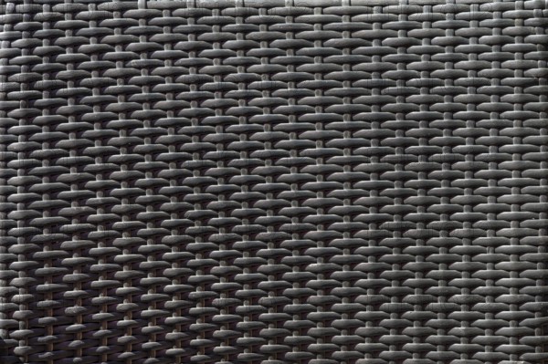 Structure, wickerwork of a backrest of a patio chair, Baden-Württemberg, Germany, Europe