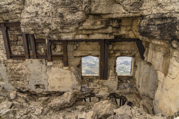 The Vezzena post on the summit of the Pizzo di Levico mountain in Valsugana, Trentino, Italy, Europe