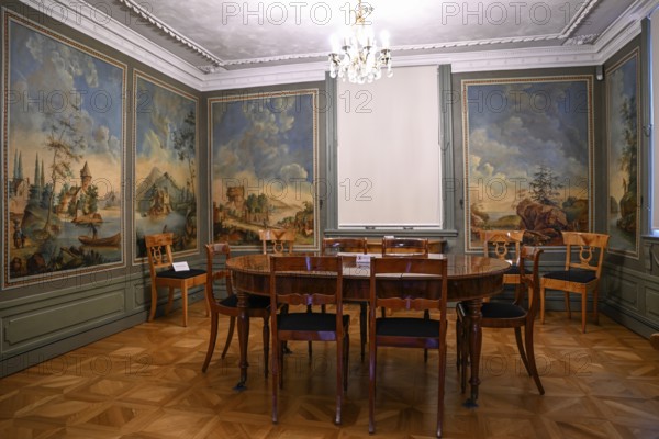 Birthplace of Friedrich Engels, today the Museum of Industrial Culture, interior view, Wuppertal, Bergisches Land, North Rhine-Westphalia, Germany, Europe