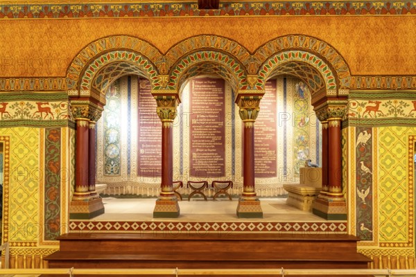 The Singers' Hall at Wartburg Castle in Eisenach, Thuringia, Germany, Europe