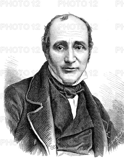 Antoine Vechte was a French goldsmith, jeweller and medallist (died 30 August 1868), Historic, digitally restored reproduction of a 19th century original, exact original date unknown