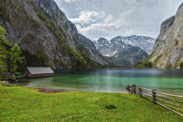 Obersee lake. Bavaria, Germany, Europe