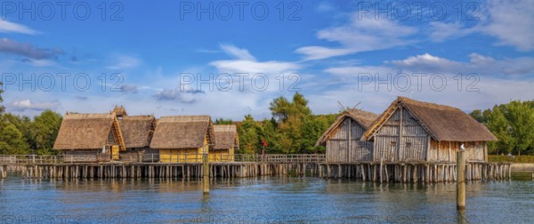 Lake Constance Pile Dwellings Panorama Germany