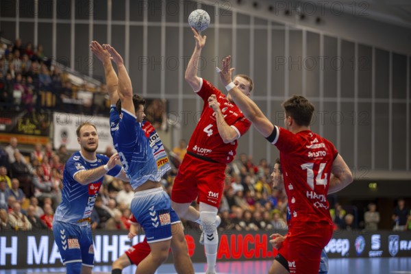 30.10.2024, 2nd HBL (German Handball League), Matchday 10: Eulen Ludwigshafen against VfL Lübeck-Schwartau