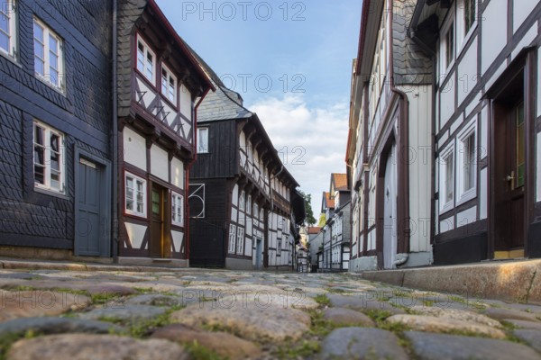 Old town Goslar, half-timbered houses, 06.08.2014., Goslar, Lower Saxony, Germany, Europe