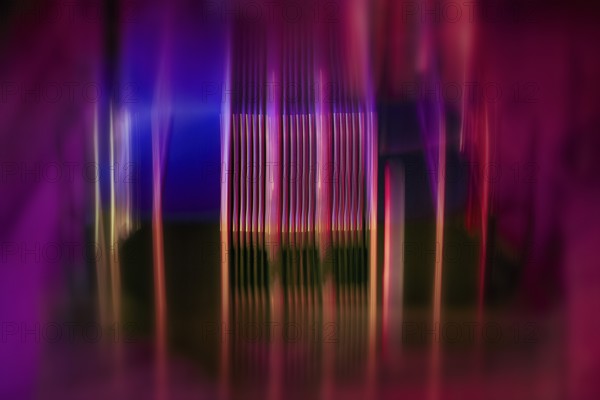 Bandoneon, bandonion, accordion at a milonga, concert, tango dance event, symbolic image, motion blur, Germany, Europe