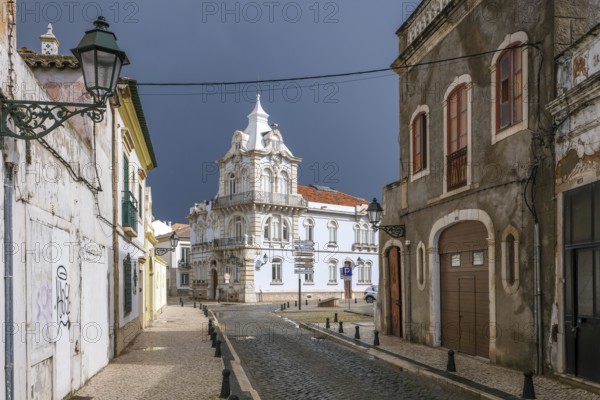 Faro, Algarve, Portugal - The Belmarco City Palace in the historic centre of Faro is one of the city's sights