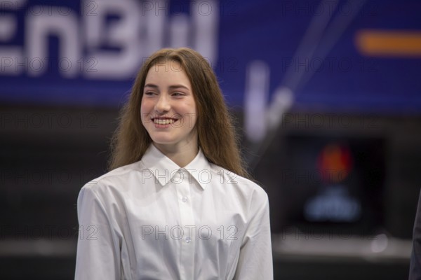 EnBW DTB-Pokal Stuttgart 2025, Mixed Cup***Darja Varfolomeev, Olympic champion in rhythmic gymnastics in Paris 2024, is honoured as Gymnast of the Year 2024
