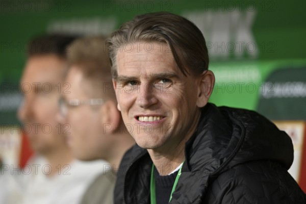 Sports Director Christoph Freund FC Bayern Munich FCB Portrait smiles WWK Arena, Augsburg, Bavaria, Germany, Europe