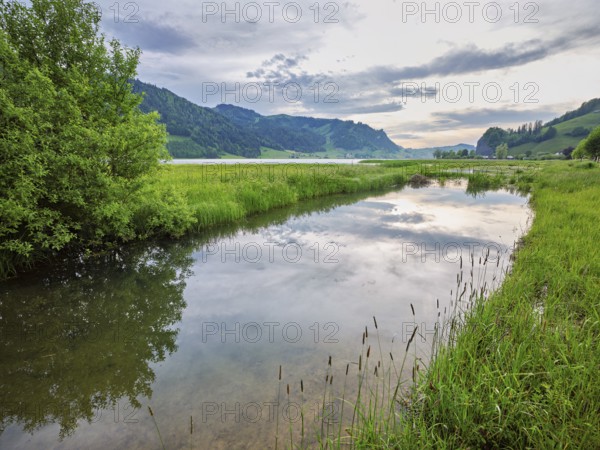 Reservoir, Sihlsee, Euthal, Canton Schwyz, Switzerland, Europe