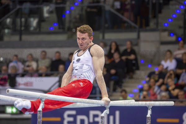 EnBW DTB-Pokal Stuttgart 2025, Mixed Cup***Nils Dunkel Germany on parallel bars