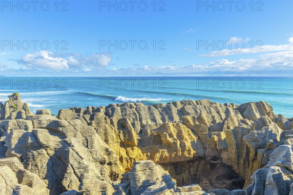Pancake Rocks, Punakaiki, South Island, New Zealand, Oceania