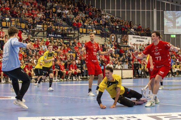 01.06.2024, 2nd HBL (German Handball League), Matchday 34: Eulen Ludwigshafen against HSC 2000 Coburg (final score 35:30)