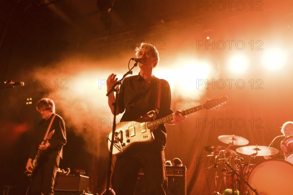 Dirk von Lowtzow, singer and guitarist of Tocotronic live on Golden Years Tour 2025 in Berlin's Columbiahalle on 19 April 2025