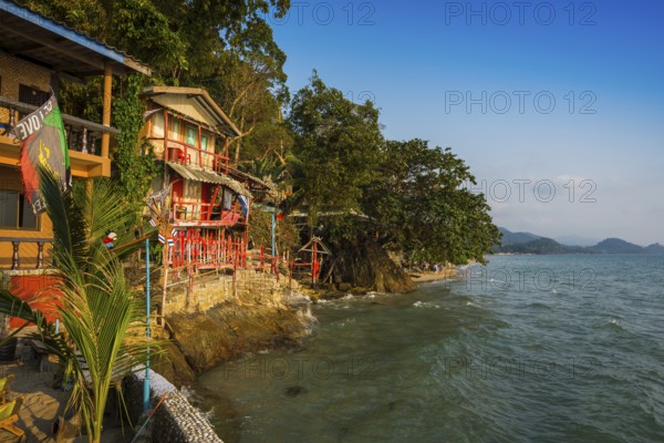 White Sand Beach, sunset, Ko Chang, Koh Chang, Mu Ko Chang National Park, Trat, Thailand, Asia