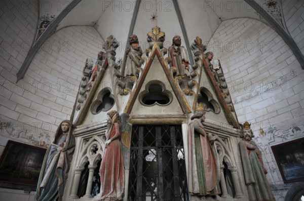 Interior view, Holy Sepulchre of the Mauritius Chapel, Mauritius Rotunda or Chapel of the Holy Sepulchre, Cathedral of Our Lady, Constance, Baden-Württemberg, Germany, Europe