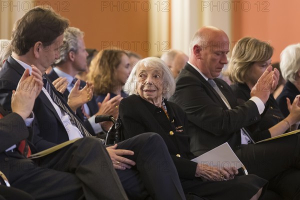 Margot Friedländer, Holocaust survivor and honorary citizen of the city of Berlin, at the commemorative event organised by the Senate and the Berlin House of Representatives to mark the 80th anniversary of the end of the Second World War, Berlin, 7 May 2025
