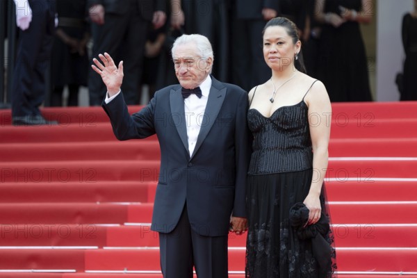 Cannes, France - 13.5.2024: Robert De Niro and Tiffany Chen during the opening of the 78th Cannes International Film Festival. The film festival will take place from 13 to 24 May 2025