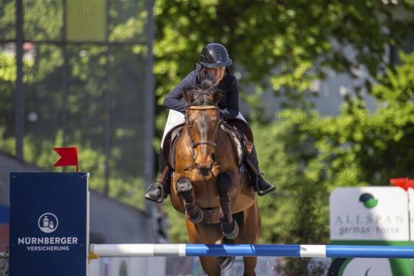 Maimarkt Tournament Mannheim 2025, Show Jumping: Prize of the Mannheimer Ausstellungs mbH***Vanessa Steiger-Dehner on Coco Chanel